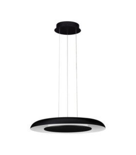 Epos Dome Pendant Ceiling Light Sandy Black White Triac Dimmable LED 38W 2100lm 2700-3000-4000K CCT-1