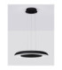 Epos Dome Pendant Ceiling Light Sandy Black White Triac Dimmable LED 38W 2100lm 2700-3000-4000K CCT-3