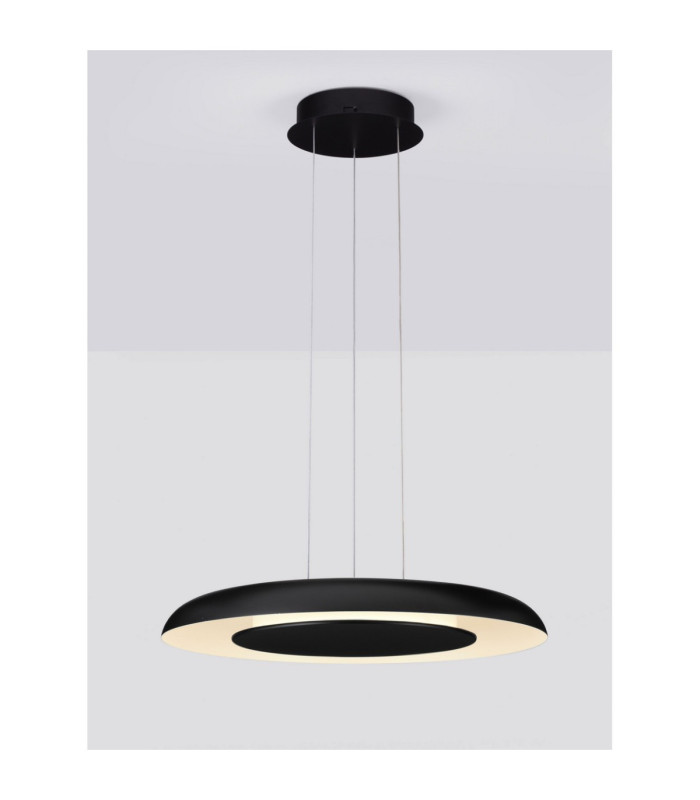 Epos Dome Pendant Ceiling Light Sandy Black White Triac Dimmable LED 38W 2100lm 2700-3000-4000K CCT-4