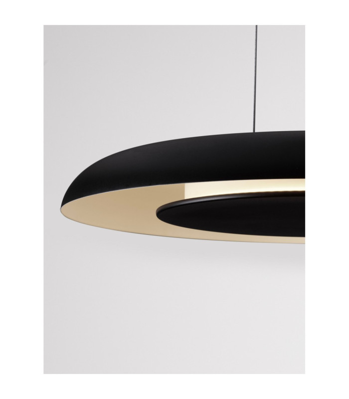 Epos Dome Pendant Ceiling Light Sandy Black White Triac Dimmable LED 38W 2100lm 2700-3000-4000K CCT-5