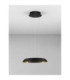 Epos Dome Pendant Ceiling Light Sandy Black Brushed Gold Triac Dimmable LED 24W 1208lm 2700-3000-4000K CCT-3