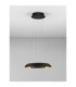 Epos Dome Pendant Ceiling Light Sandy Black Brushed Gold Triac Dimmable LED 24W 1208lm 2700-3000-4000K CCT-4