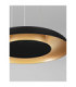 Epos Dome Pendant Ceiling Light Sandy Black Brushed Gold Triac Dimmable LED 24W 1208lm 2700-3000-4000K CCT-6