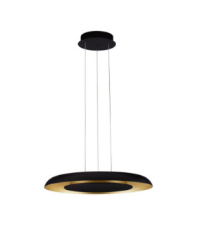 Epos Dome Pendant Ceiling Light Sandy Black Brushed Gold Triac Dimmable LED 38W 2100lm 2700-3000-4000K CCT-1