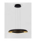 Epos Dome Pendant Ceiling Light Sandy Black Brushed Gold Triac Dimmable LED 38W 2100lm 2700-3000-4000K CCT-3