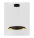 Epos Dome Pendant Ceiling Light Sandy Black Brushed Gold Triac Dimmable LED 38W 2100lm 2700-3000-4000K CCT-4
