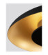 Epos Dome Pendant Ceiling Light Sandy Black Brushed Gold Triac Dimmable LED 38W 2100lm 2700-3000-4000K CCT-5