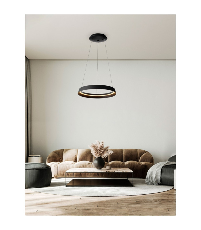 Ormi Integrated LED Pendant Ceiling Light Sandy Black Triac Dimmable LED 38W 2564lm 2700-3000K CCT-2