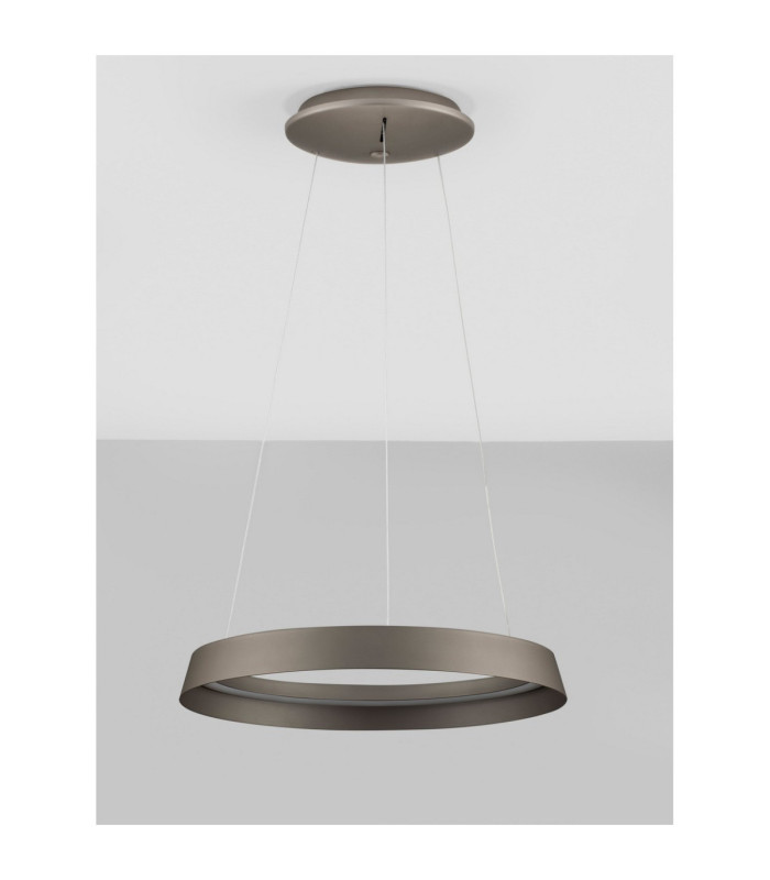 Ormi Integrated LED Pendant Ceiling Light Champagne Brown Triac Dimmable LED 38W 2564lm 2700-3000K CCT-3
