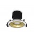 LED Recessed Round Downlight, White/Gold, 60 deg. Beam Angle, 780lm, 4000K, IP20, DRIVER NOT INC. - 2