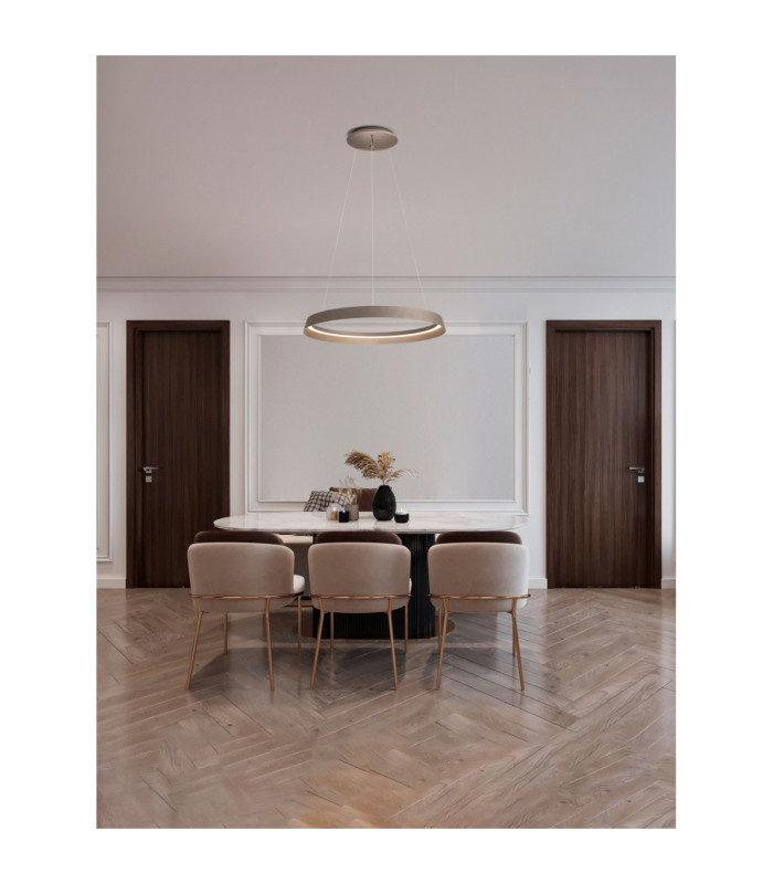 Ormi Integrated LED Pendant Ceiling Light Champagne Brown Triac Dimmable LED 52W 3717lm 2700-3000K CCT-2