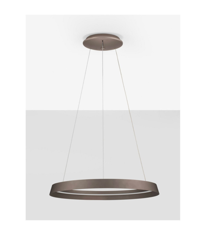 Ormi Integrated LED Pendant Ceiling Light Champagne Brown Triac Dimmable LED 52W 3717lm 2700-3000K CCT-3