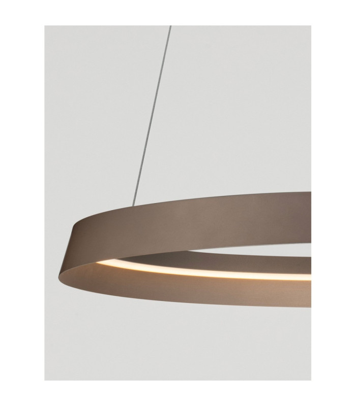 Ormi Integrated LED Pendant Ceiling Light Champagne Brown Triac Dimmable LED 52W 3717lm 2700-3000K CCT-5
