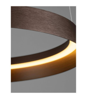 Ormi Integrated LED Pendant Ceiling Light Brushed Coffee Triac Dimmable LED 52W 3717lm 2700-3000-4000K CCT-2