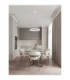 Ovia Integrated LED Pendant Ceiling Light Sandy White Triac Dimmable LED 48W 1841lm 2700-3000-4000K CCT-2