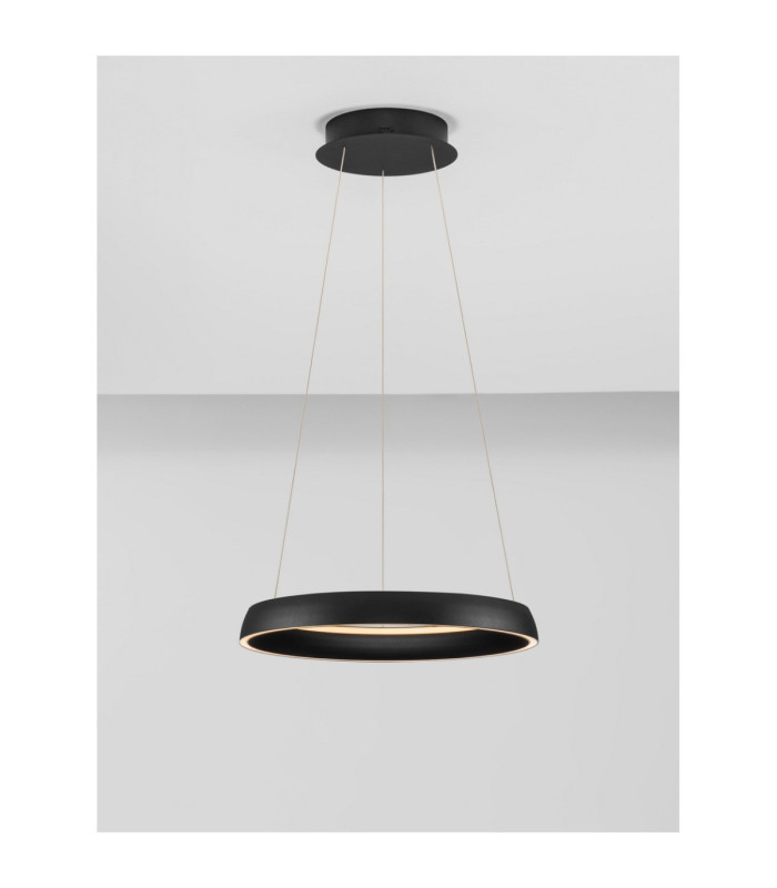 Ovia Integrated LED Pendant Ceiling Light Sandy Black Triac Dimmable LED 48W 1841lm 2700-3000-4000K CCT-4