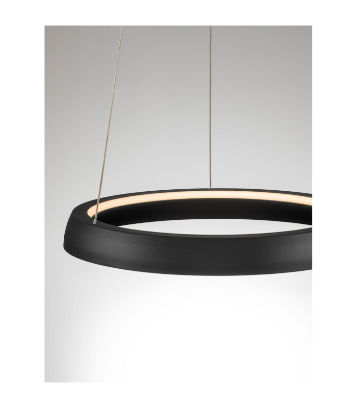 Ovia Integrated LED Pendant Ceiling Light Sandy Black Triac Dimmable LED 48W 1841lm 2700-3000-4000K CCT-6