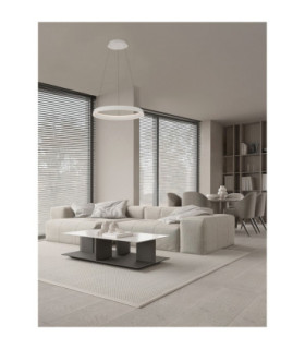 Ovia Integrated LED Pendant Ceiling Light Sandy White Triac Dimmable LED 61W 2453lm 2700-3000-4000K CCT-2