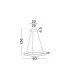 Ovia Integrated LED Pendant Ceiling Light Sandy White Triac Dimmable LED 61W 2453lm 2700-3000-4000K CCT-7