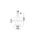 Empatia Integrated LED Pendant Ceiling Light Sandy Black Triac Dimmable LED 60W 1755lm 3000K-3