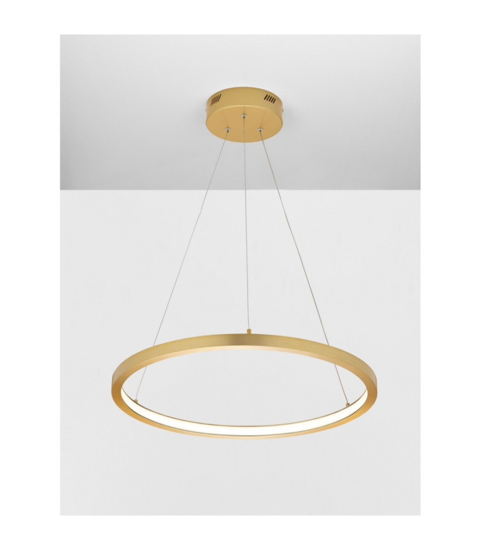 Empatia Integrated LED Pendant Ceiling Light Brass Gold Triac Dimmable LED 35W 932lm 3000K-4