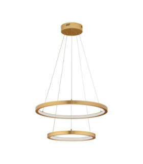 Empatia Integrated LED Pendant Ceiling Light Brass Gold Triac Dimmable LED 60W 1755lm 3000K-1