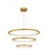 Empatia Integrated LED Pendant Ceiling Light Brass Gold Triac Dimmable LED 108W 2244lm 3000K-1