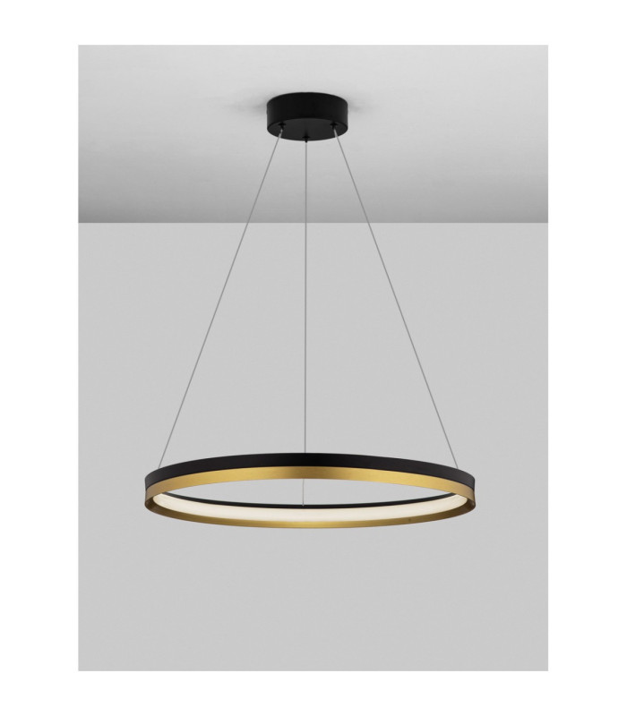 Cantria Integrated LED Pendant Ceiling Light Black Brass Gold Triac Dimmable LED 33W 2900lm 3000K-4