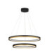 Cantria Integrated LED Pendant Ceiling Light Black Brass Gold Triac Dimmable LED 98W 7643lm 3000K-1