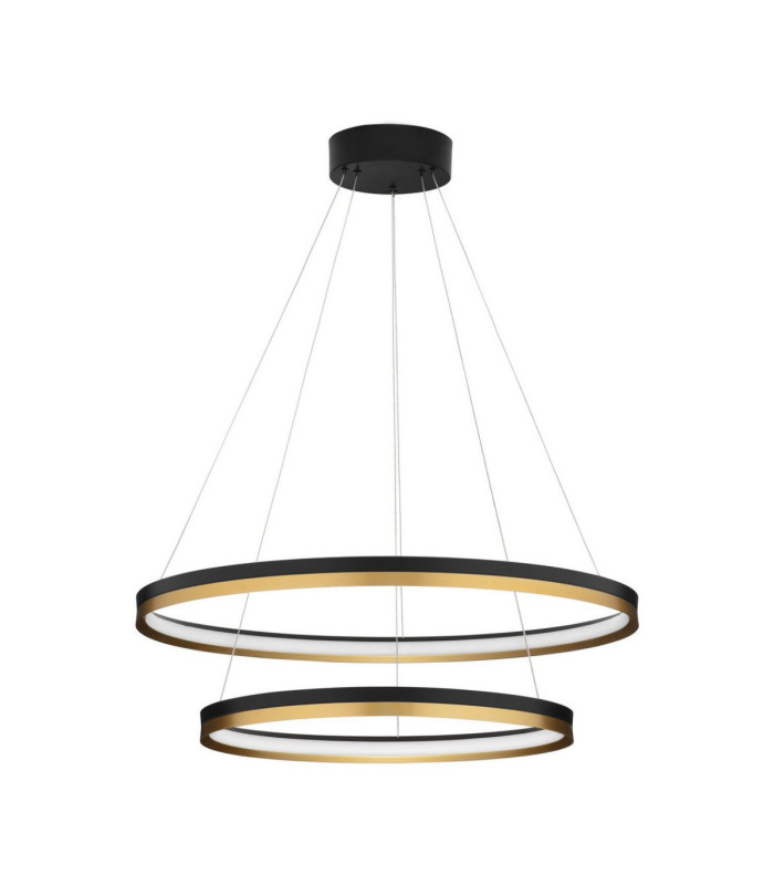 Cantria Integrated LED Pendant Ceiling Light Black Brass Gold Triac Dimmable LED 98W 7643lm 3000K-1