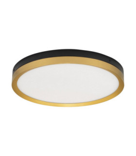 Cantria Flush Ceiling Light Black Brass Gold LED 31W 1916lm 3000K-1