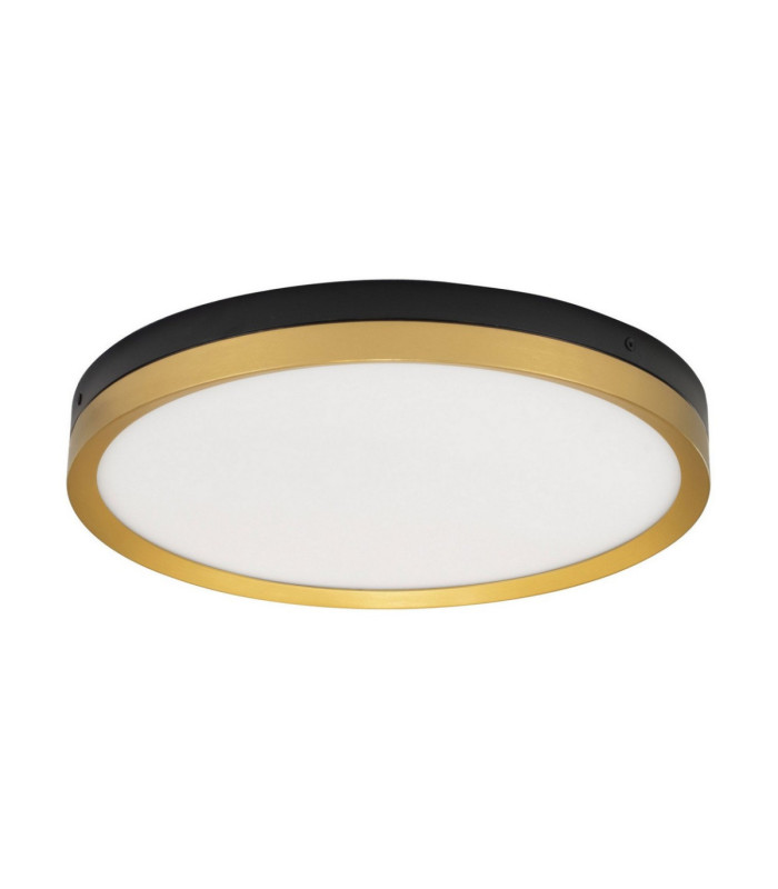 Cantria Flush Ceiling Light Black Brass Gold LED 31W 1916lm 3000K-1