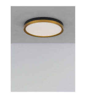 Cantria Flush Ceiling Light Black Brass Gold LED 31W 1916lm 3000K-2