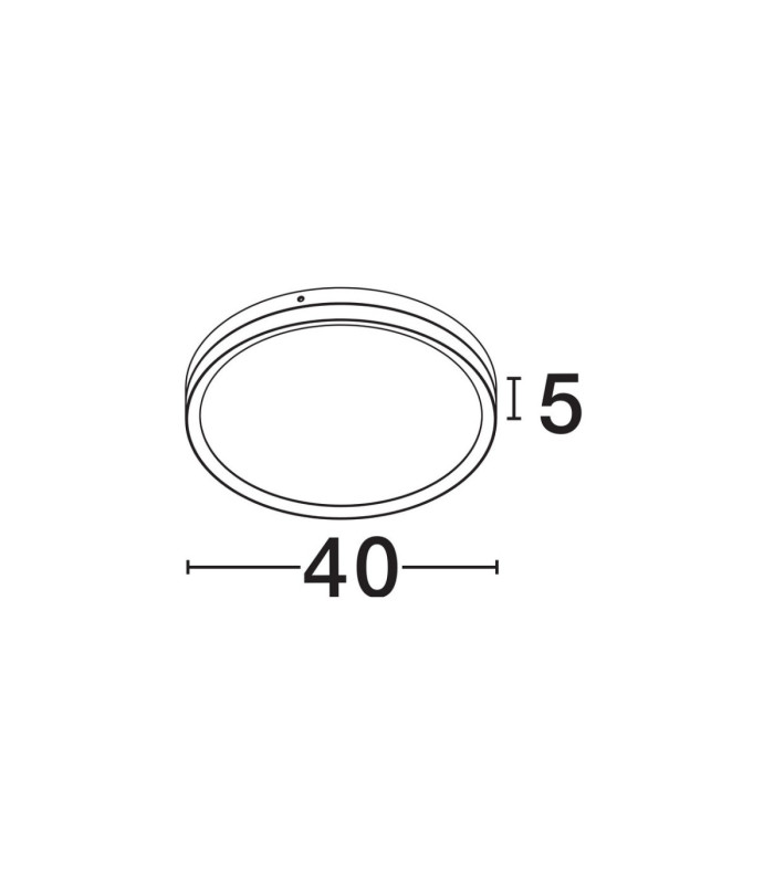 Cantria Flush Ceiling Light Black Brass Gold LED 31W 1916lm 3000K-5
