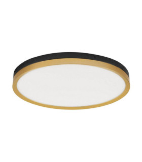 Cantria Flush Ceiling Light Black Brass Gold LED 38W 2198lm 3000K-1