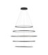 Maelo Integrated LED Pendant Ceiling Light Sandy Black Triac Dimmable LED 167W 11213lm 2700-3000-4000K CCT-1