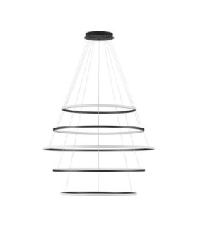 Maelo Integrated LED Pendant Ceiling Light Sandy Black Triac Dimmable LED 167W 11213lm 2700-3000-4000K CCT-1