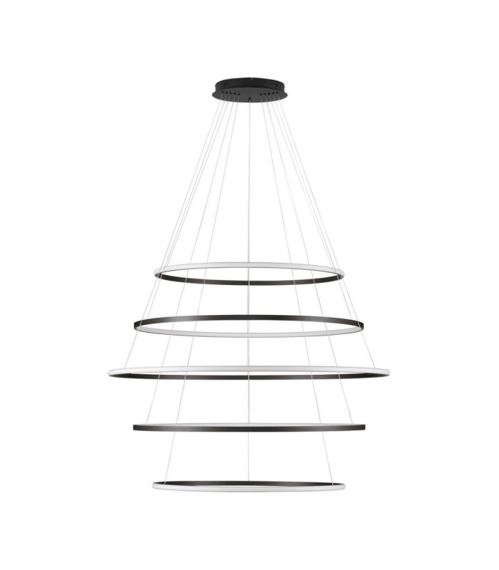 Maelo Integrated LED Pendant Ceiling Light Sandy Black Triac Dimmable LED 167W 11213lm 2700-3000-4000K CCT-1