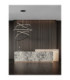 Maelo Integrated LED Pendant Ceiling Light Sandy Black Triac Dimmable LED 167W 11213lm 2700-3000-4000K CCT-2