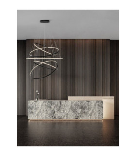 Maelo Integrated LED Pendant Ceiling Light Sandy Black Triac Dimmable LED 167W 11213lm 2700-3000-4000K CCT-2