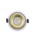 LED Recessed Round Downlight, White/Gold, 60 deg. Beam Angle, 780lm, 4000K, IP20, DRIVER NOT INC. - 7