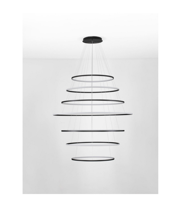 Maelo Integrated LED Pendant Ceiling Light Sandy Black Triac Dimmable LED 260W 17324lm 2700-3000-4000K CCT-3