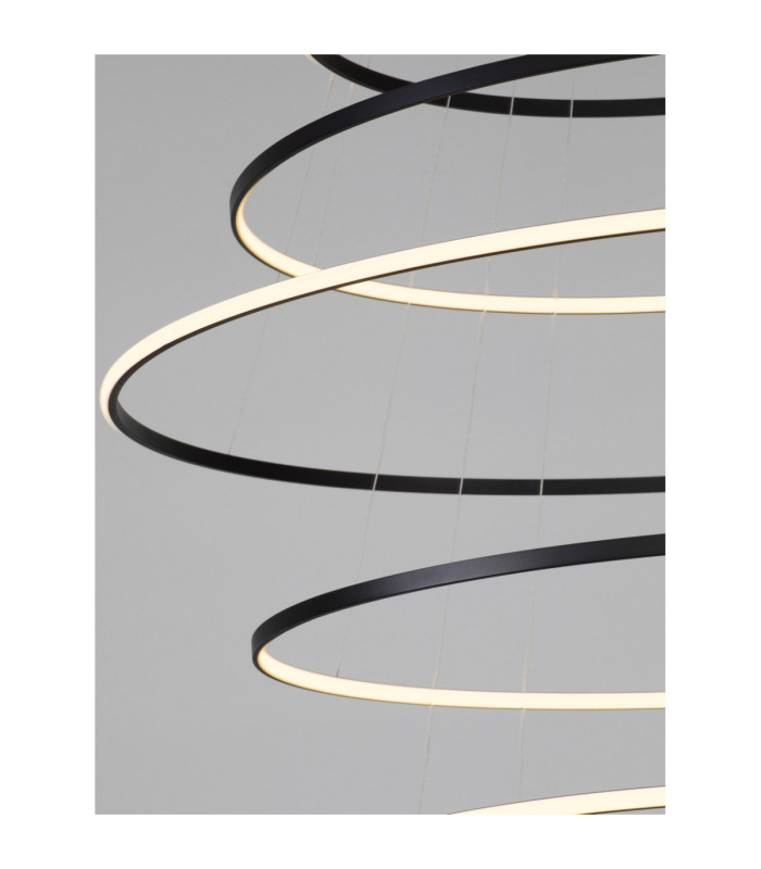 Maelo Integrated LED Pendant Ceiling Light Sandy Black Triac Dimmable LED 260W 17324lm 2700-3000-4000K CCT-5