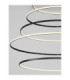 Maelo Integrated LED Pendant Ceiling Light Sandy Black Triac Dimmable LED 260W 17324lm 2700-3000-4000K CCT-6