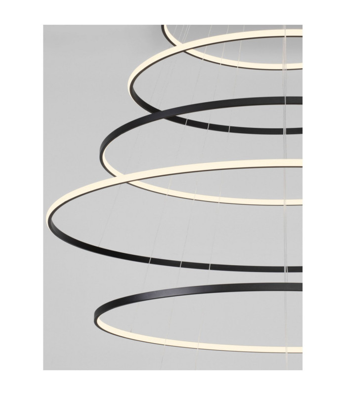 Maelo Integrated LED Pendant Ceiling Light Sandy Black Triac Dimmable LED 260W 17324lm 2700-3000-4000K CCT-6