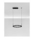 Lunette Integrated LED Pendant Ceiling Light Sandy Black Triac Dimmable LED 28W 1194lm 3000K-6