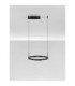 Lunette Integrated LED Pendant Ceiling Light Sandy Black Triac Dimmable LED 28W 1194lm 3000K-7