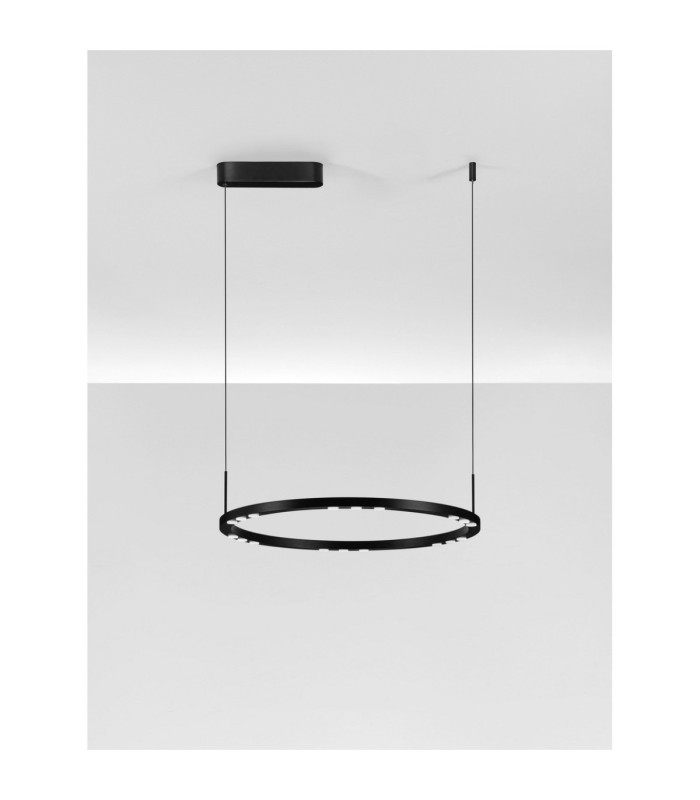 Lunette Integrated LED Pendant Ceiling Light Sandy Black Triac Dimmable LED 34W 1453lm 3000K-6