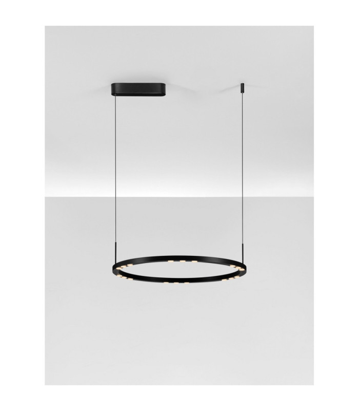 Lunette Integrated LED Pendant Ceiling Light Sandy Black Triac Dimmable LED 34W 1453lm 3000K-7