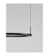 Lunette Integrated LED Pendant Ceiling Light Sandy Black Triac Dimmable LED 34W 1453lm 3000K-9